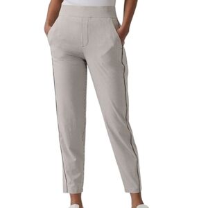 ATHLETA Brooklyn textured ankle pants women's size 18